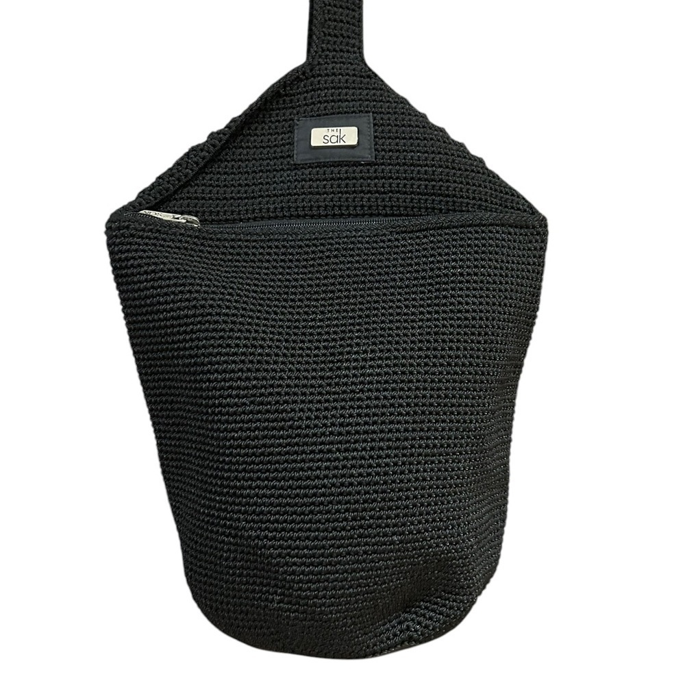 Black Woven Women's Bag